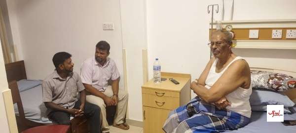  திடீர் சுகயீனமுற்று வைத்தியசாலையில் அனுமதிக்கப்பட்ட மாவை சேனாதிராஜா